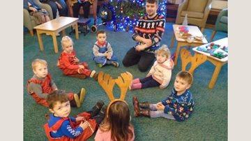 Old meets young at Bexhill care home